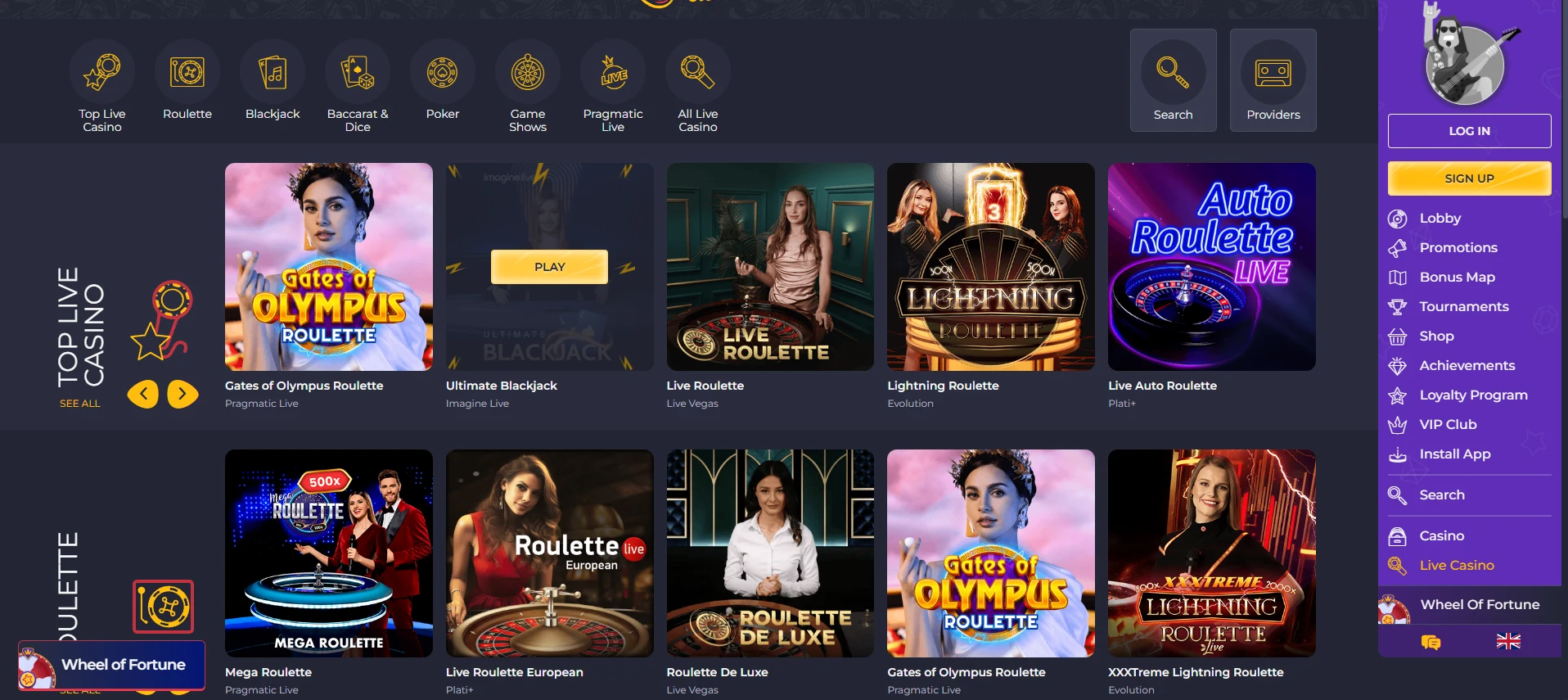 Rolling Slots casino top casino
