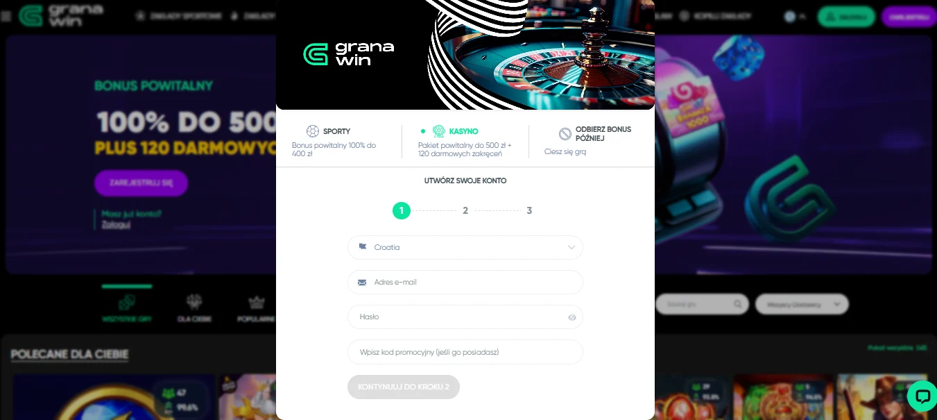 Granawin casino stranica za registraciju