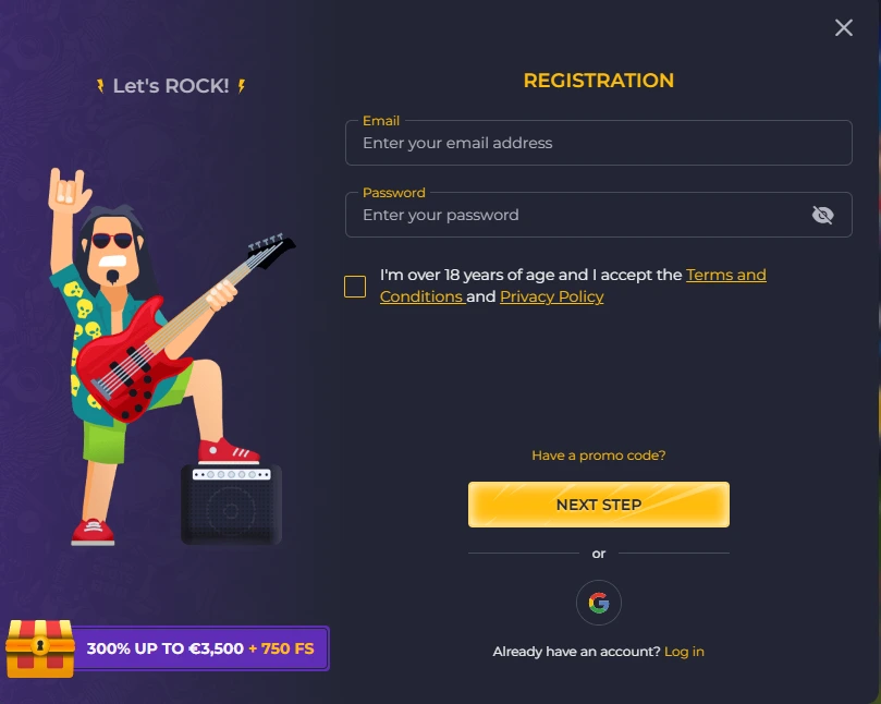 Rolling Slots casino stranica za registraciju
